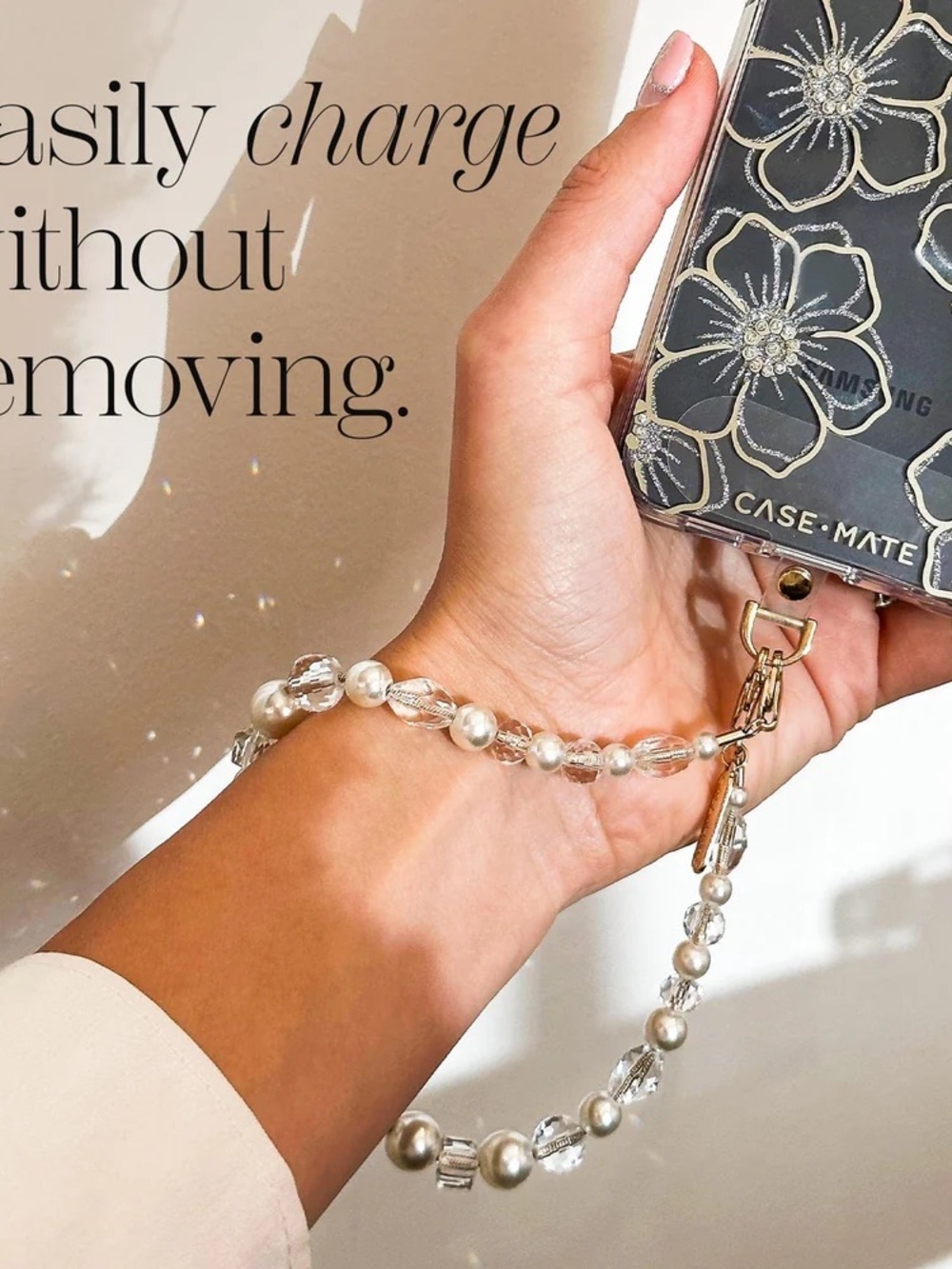 NEW CaseMate crystal pearl phone charm - Picture 6 of 10